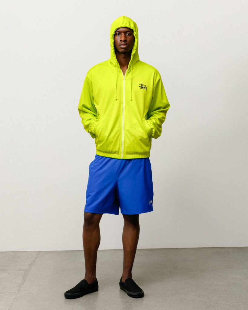 ATHLETIC MESH ZIP HOODIE