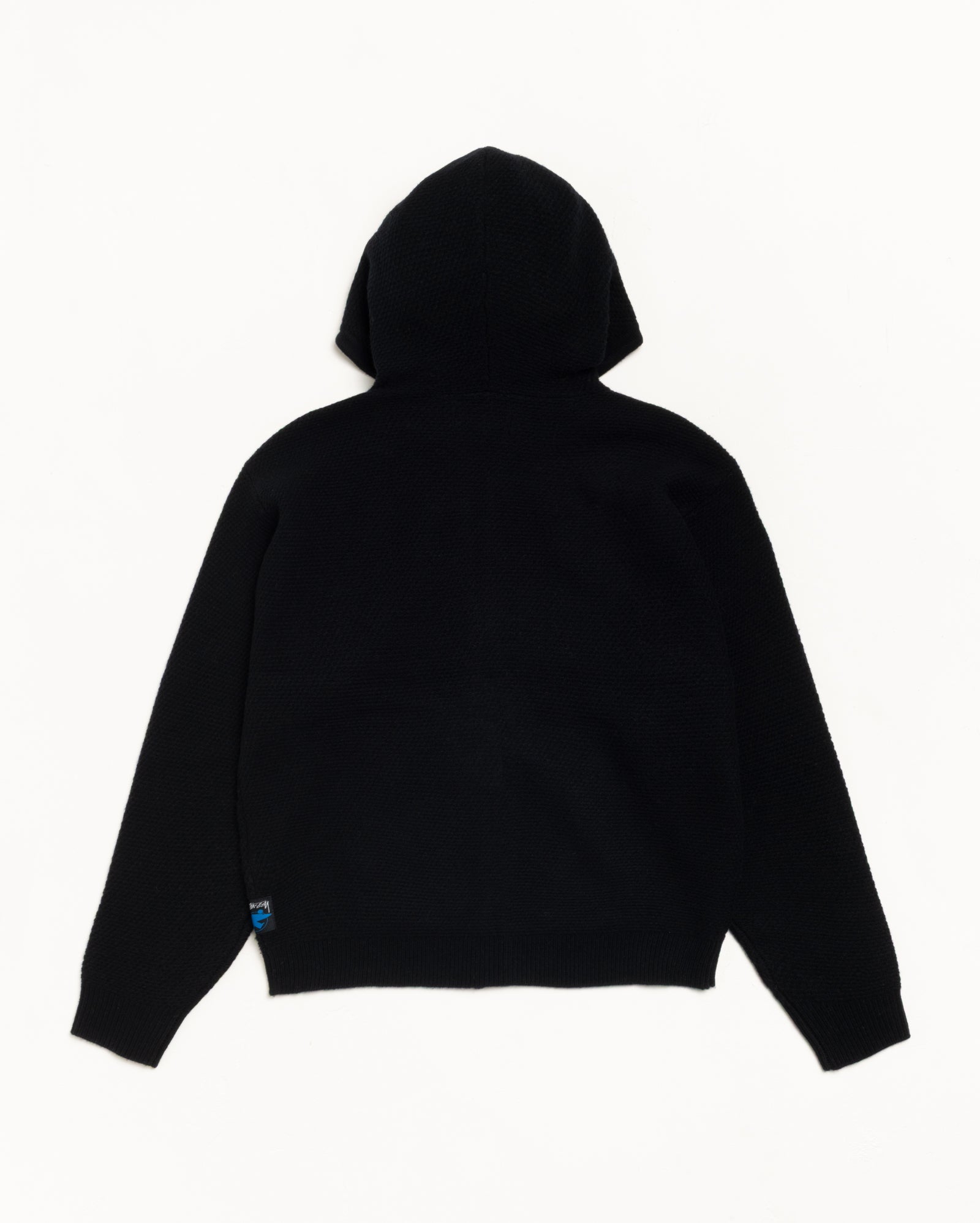 TEXTURED ZIP HOODED SWEATER - Image 7