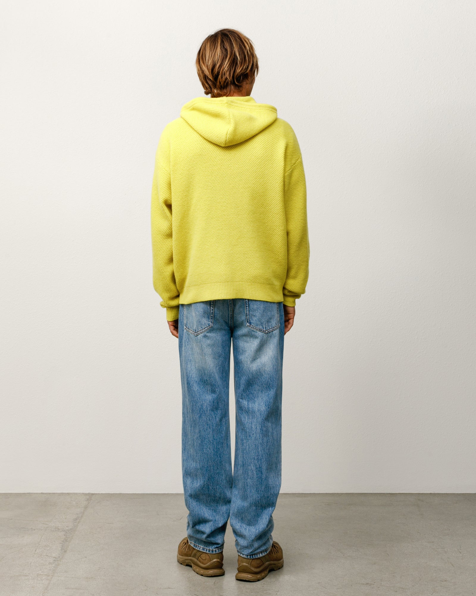 TEXTURED ZIP HOODED SWEATER - Image 5